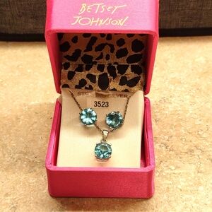 Earrings and necklace